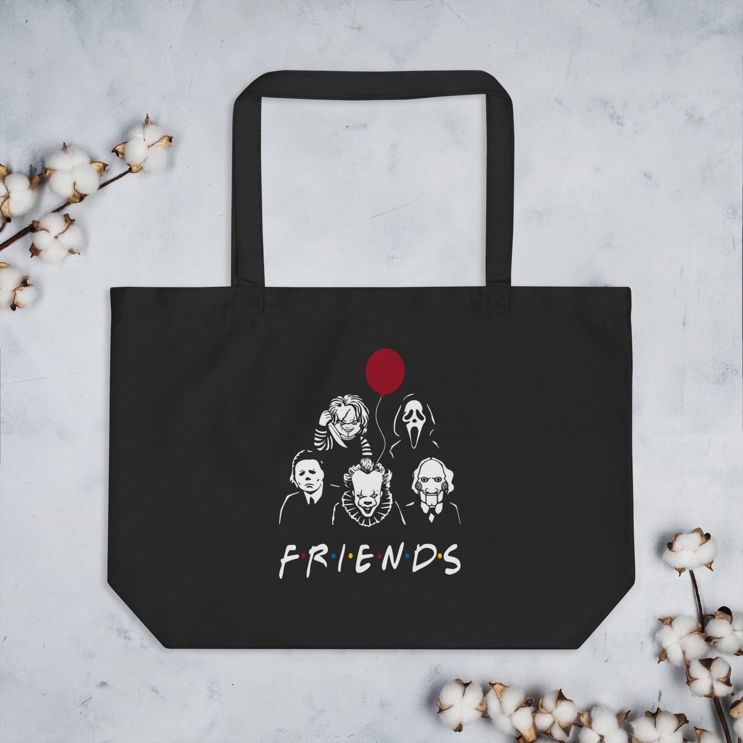 Halloween Large organic tote bag