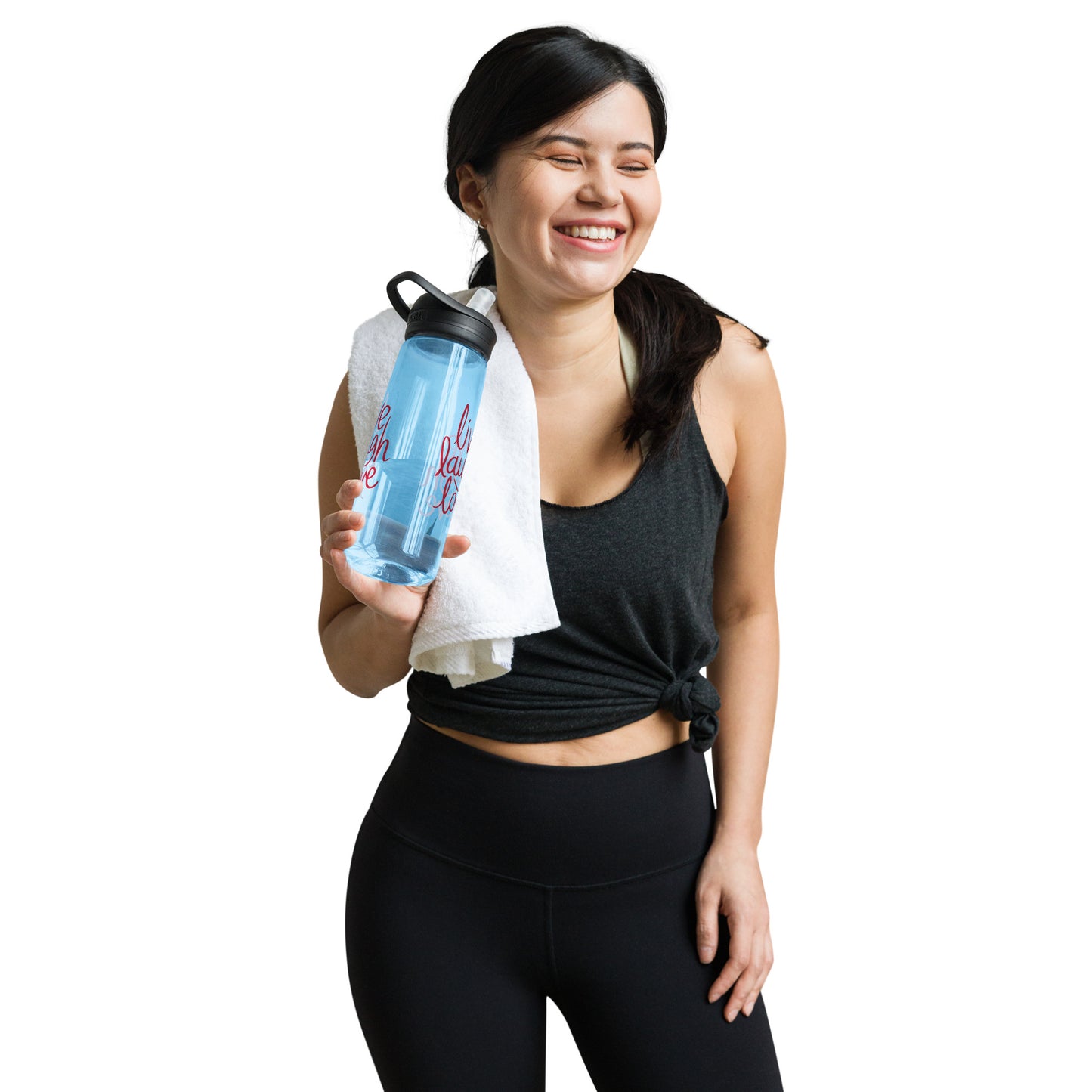 Live, laugh, love Sports water bottle