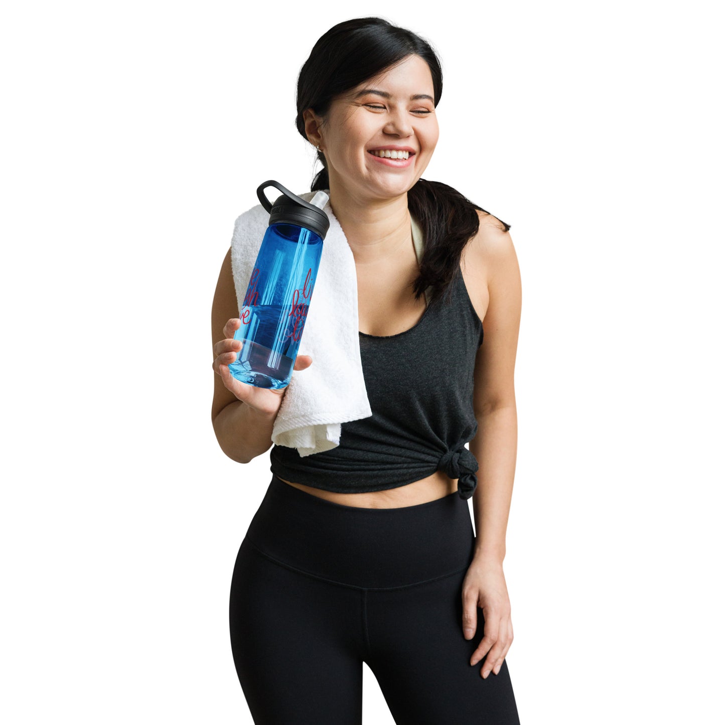 Live, laugh, love Sports water bottle