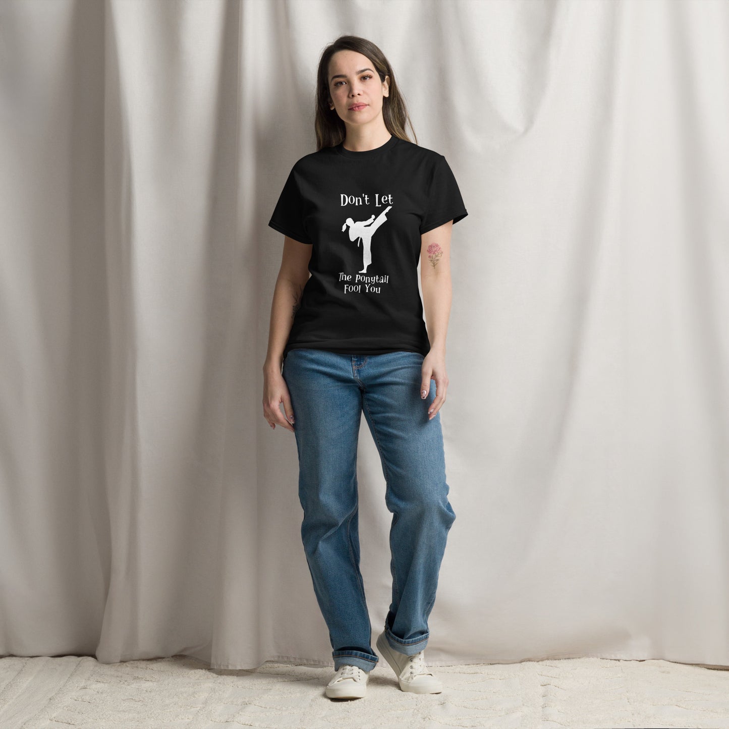 Karate Ponytail Tshirt