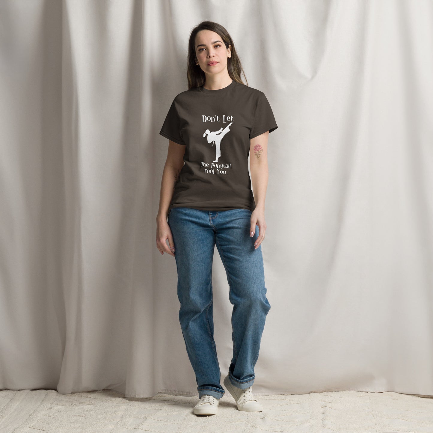 Karate Ponytail Tshirt