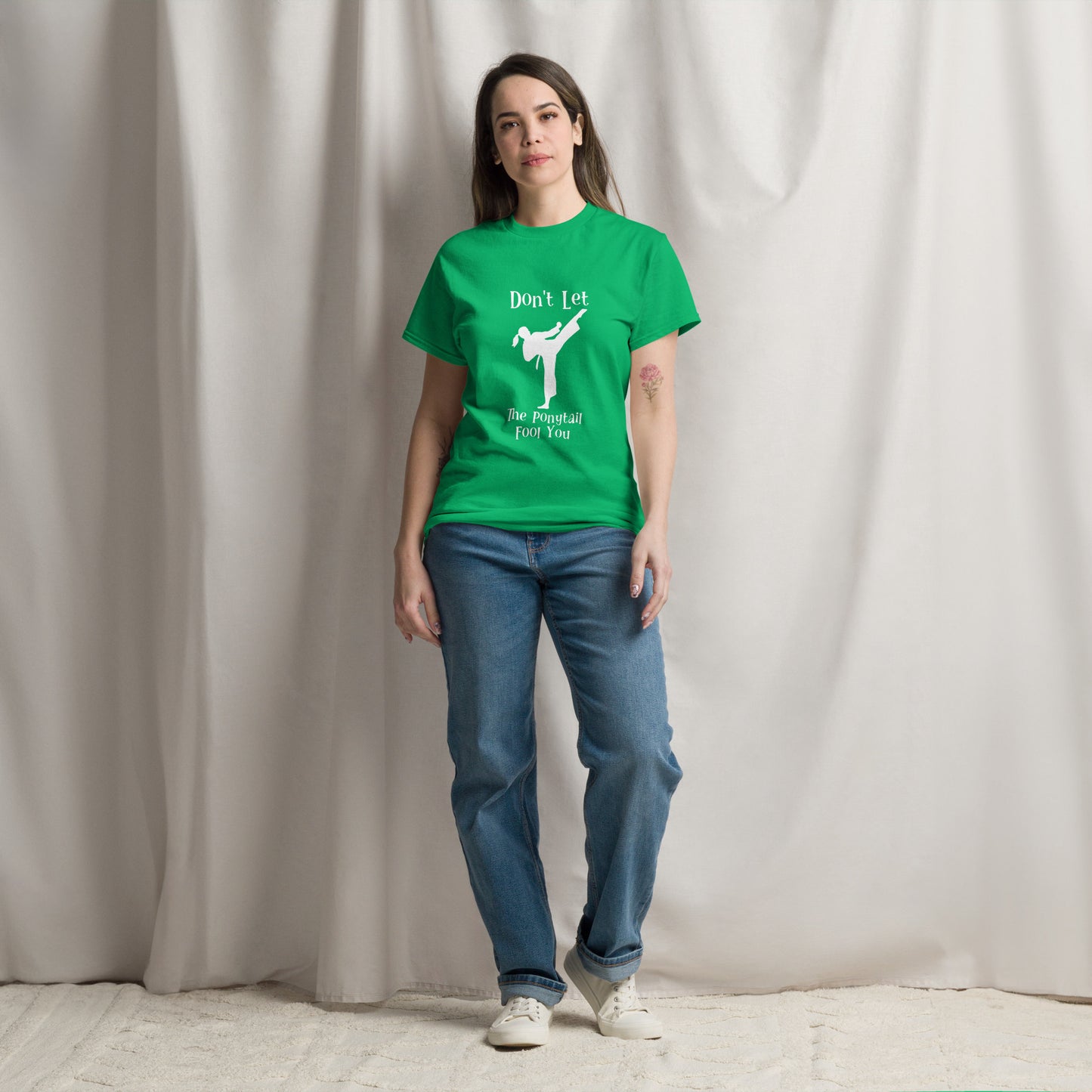Karate Ponytail Tshirt