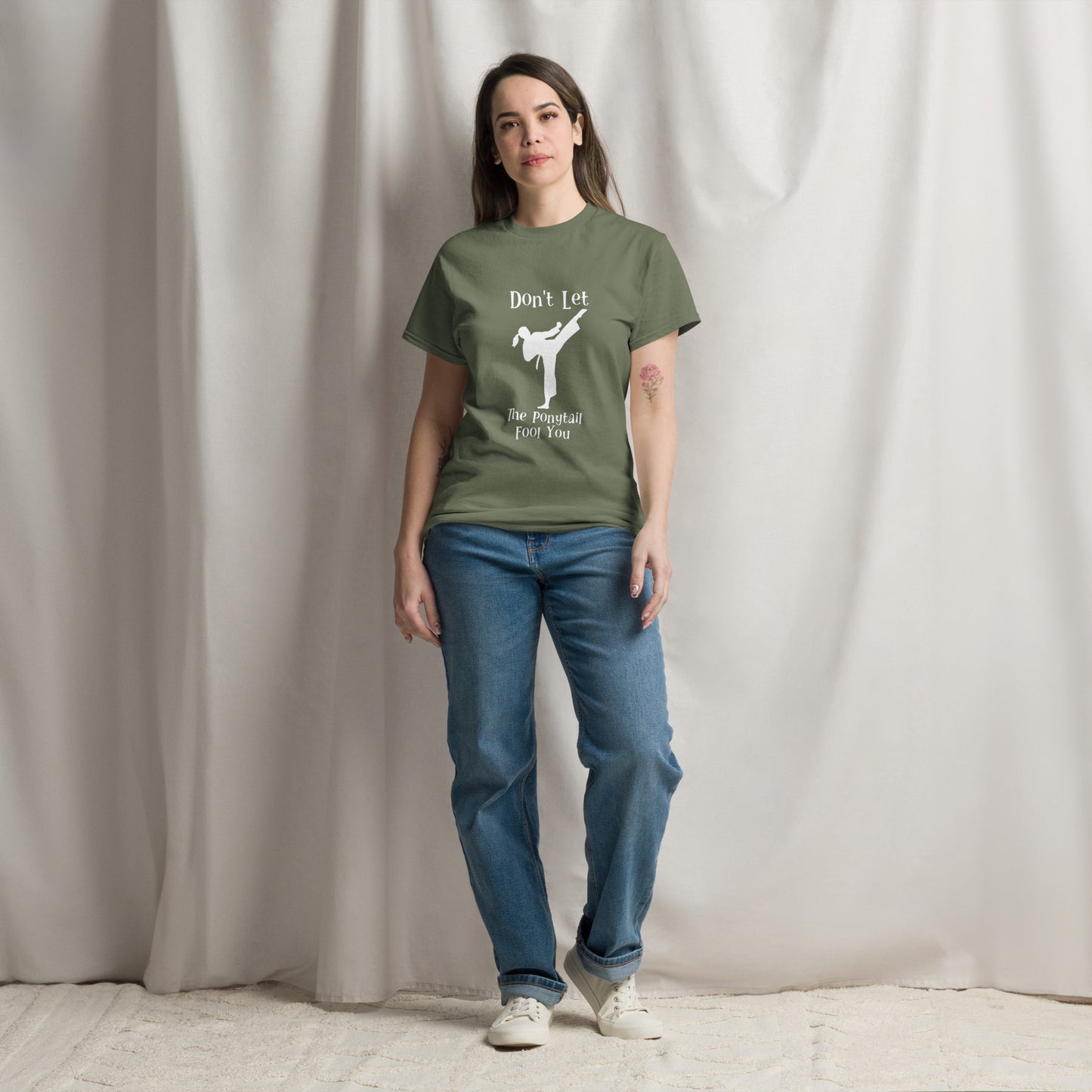 Karate Ponytail Tshirt