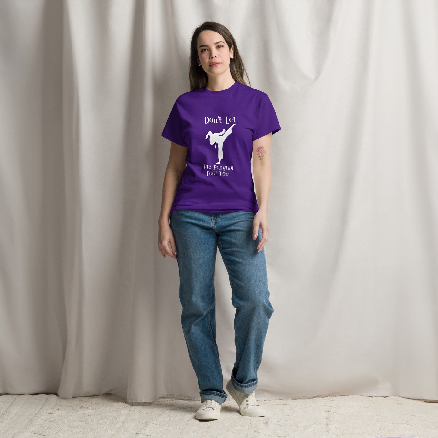Karate Ponytail Tshirt
