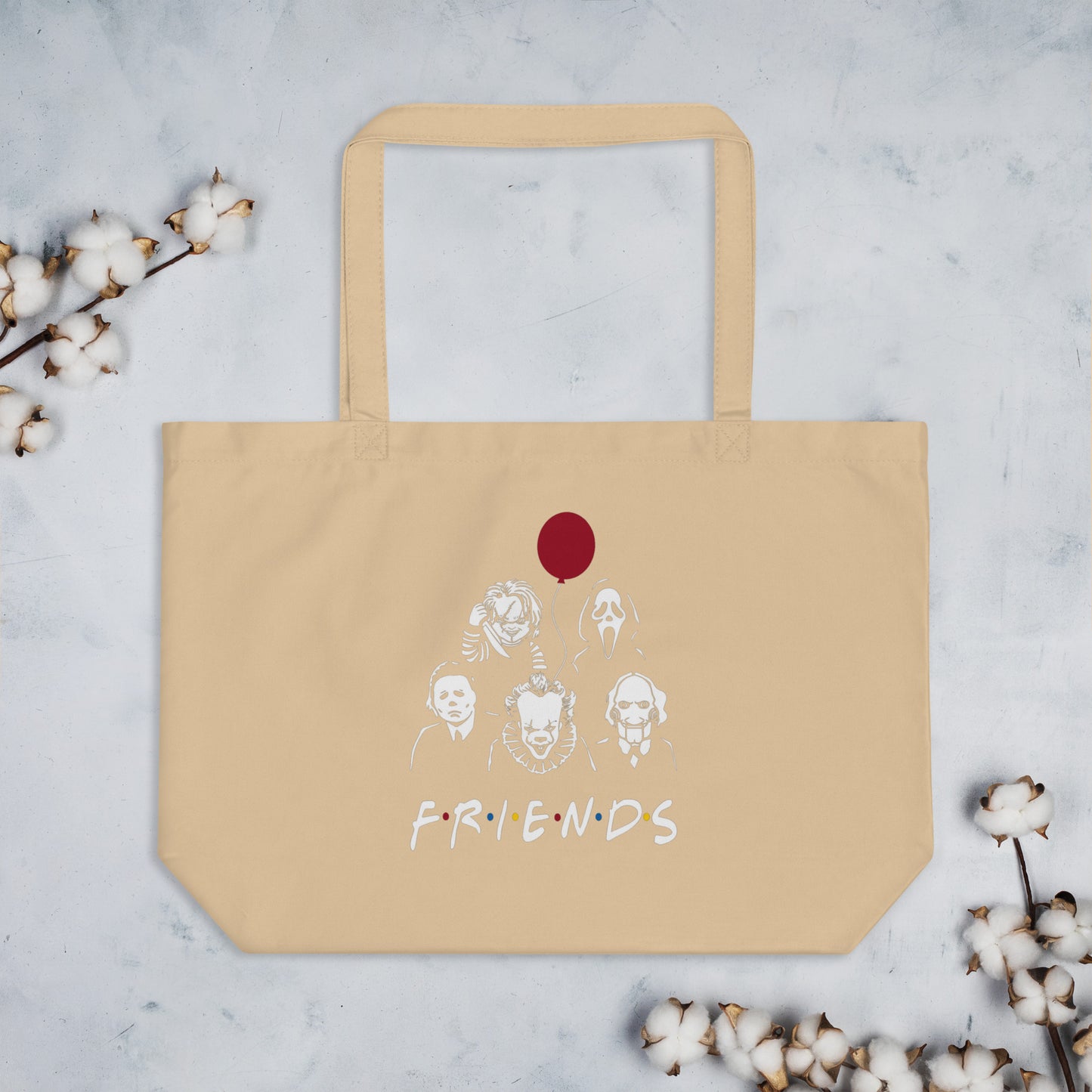 Halloween Large organic tote bag